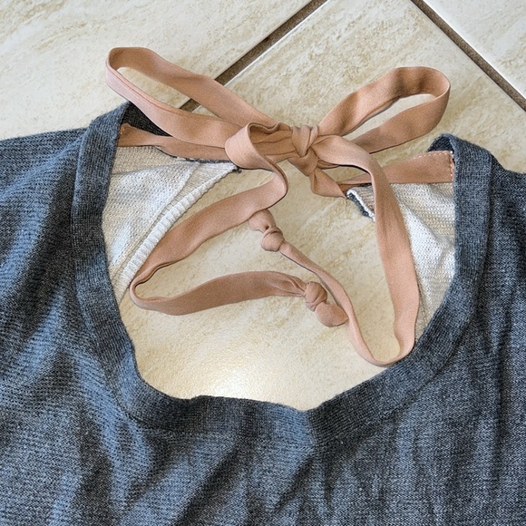 Aritzia Babaton Bailey Two Tone Grey Medium - Picture 3 of 9